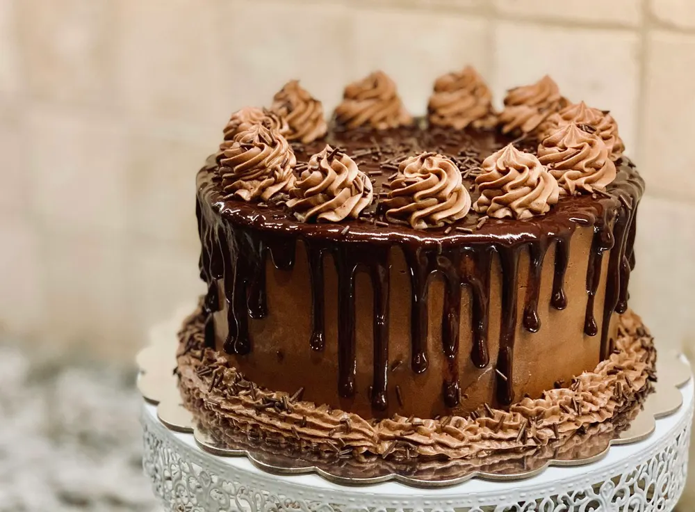 Tarta tres chocolates